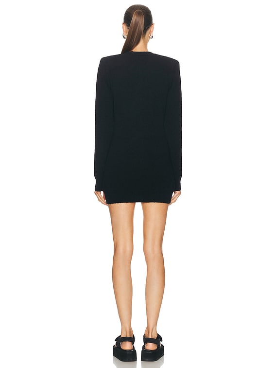 WARDROBE.NYC Cardigan With Shoulder Pads in Black | FWRD