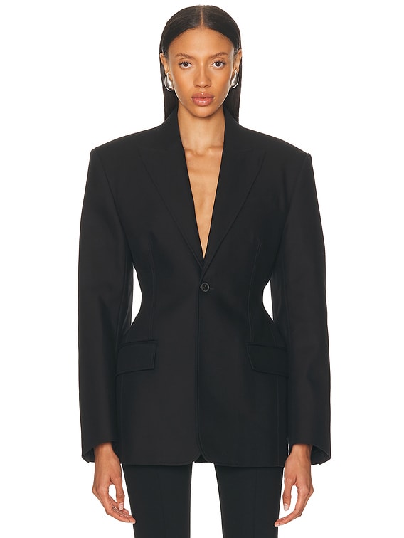 Coat Wardrobe Nyc Contour Blazer DOUBLE BREASTED CONTOUR BLAZER