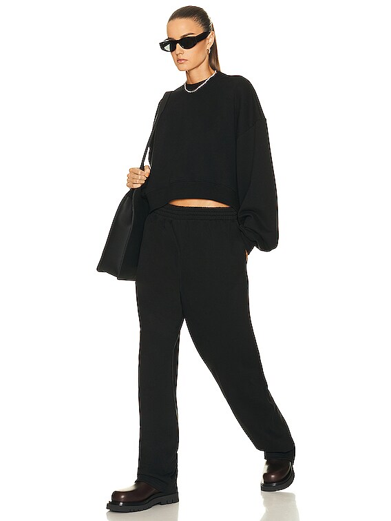WARDROBE.NYC x Hailey Bieber HB Track Pant in Black | FWRD