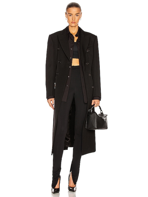 WARDROBE.NYC Side Zip Legging in Black | FWRD