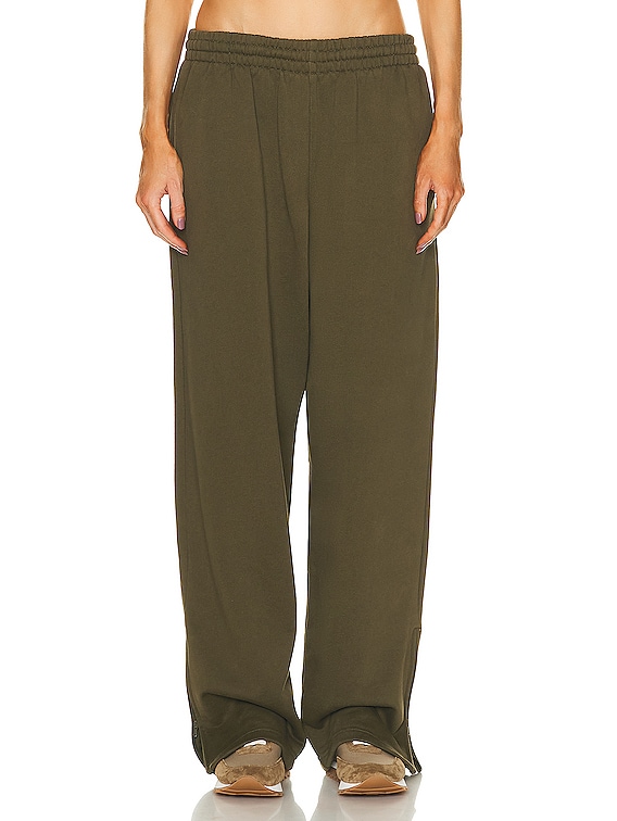 WARDROBE.NYC HB Track Pant in Dark Military | FWRD WARDROBE.NYC HB Track Pant in Dark Military | FWRD