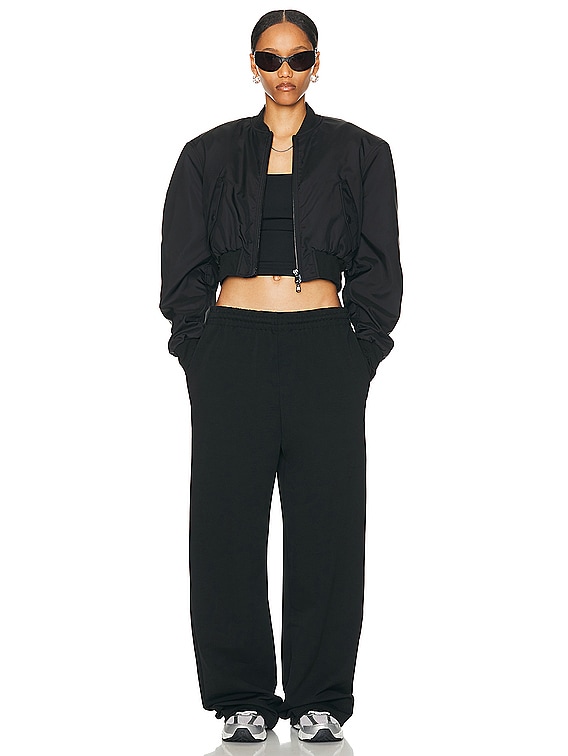 WARDROBE.NYC Semi Matte Track Pant in Black | FWRD