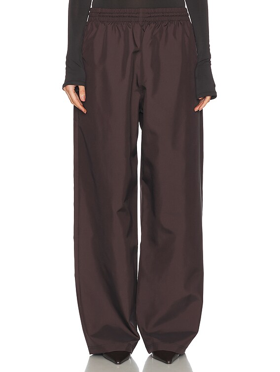 WARDROBE.NYC Utility Track Pant in Dark Brown | FWRD WARDROBE.NYC Utility Track Pant in Dark Brown | FWRD