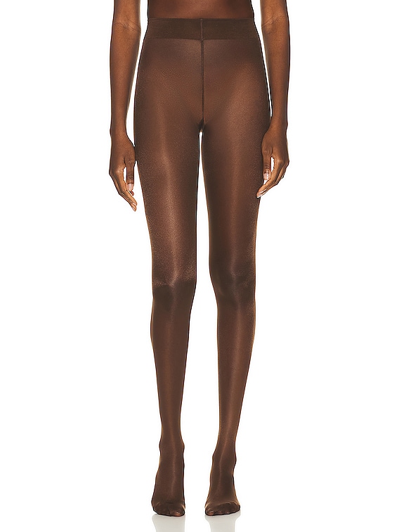 Wolford Satin Touch Tights in Cocoa