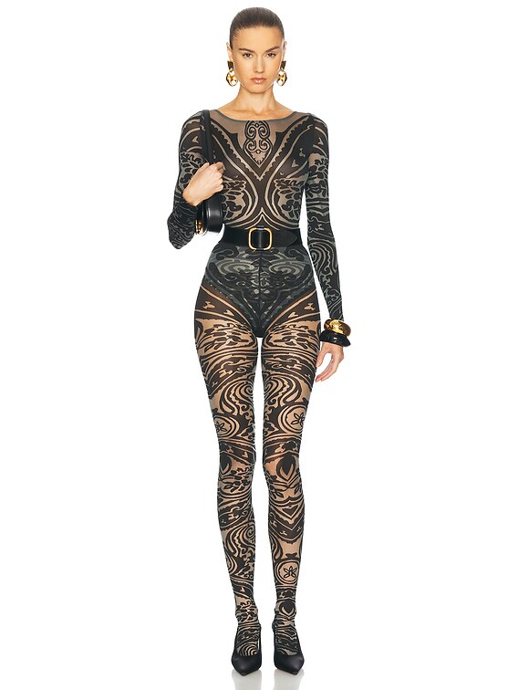 Wolford タイツ - Grey & Black | FWRD