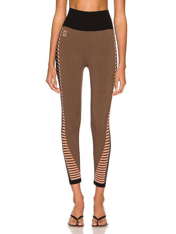 Wolford Shaping Slit 7/8 Leggings in Brown and Black - $85 (57