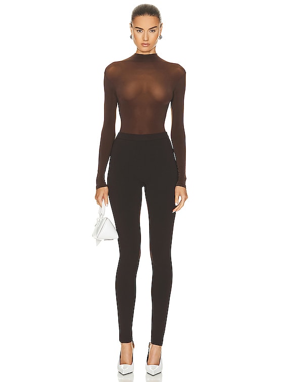 Wolford Women's Buenos Aires String Body Our Model is 177 cm and Size S