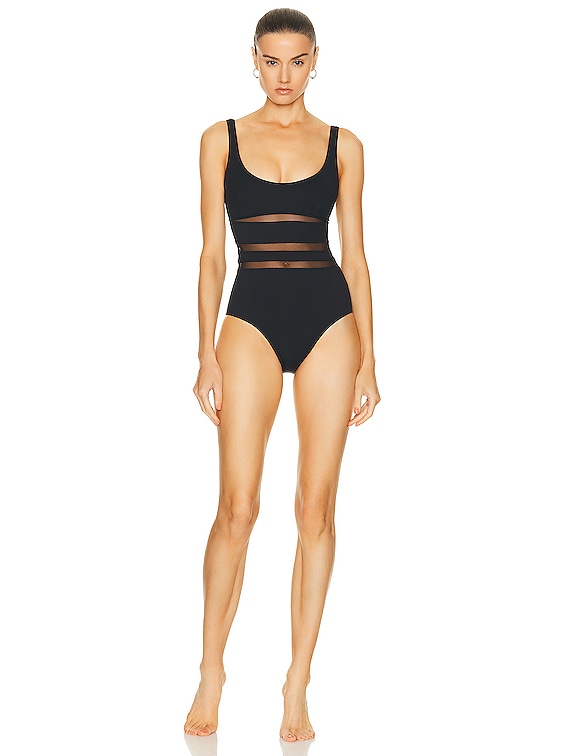 Wolford Fully One Piece Swimsuit in Black FWRD