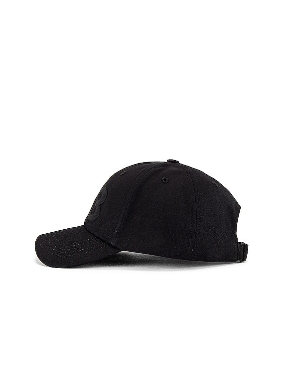 y3 logo cap