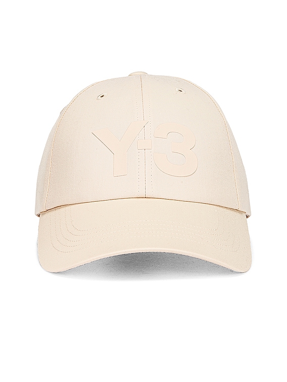 Y-3 Yohji Yamamoto Logo Cap in Linen | FWRD