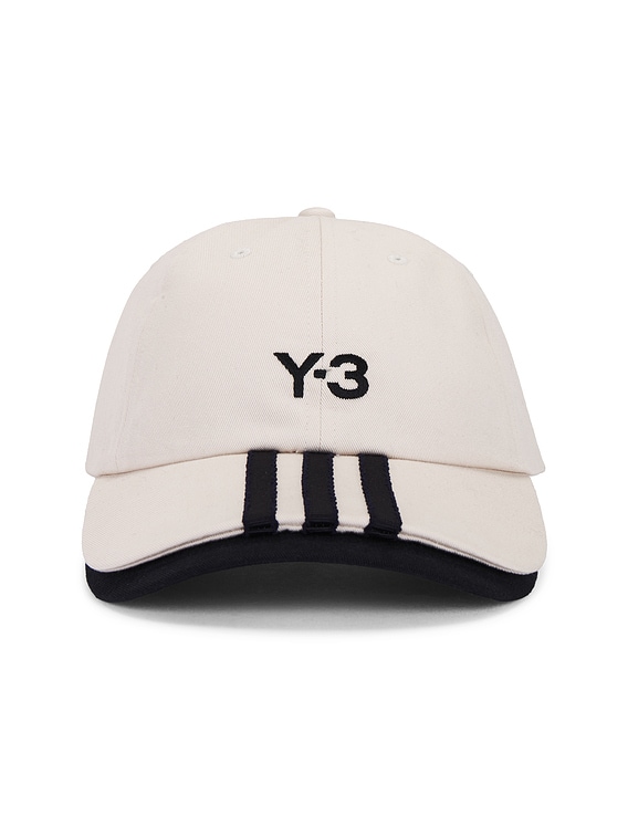 Y-3 Yohji Yamamoto Y-3 3s Cap in Talc | FWRD