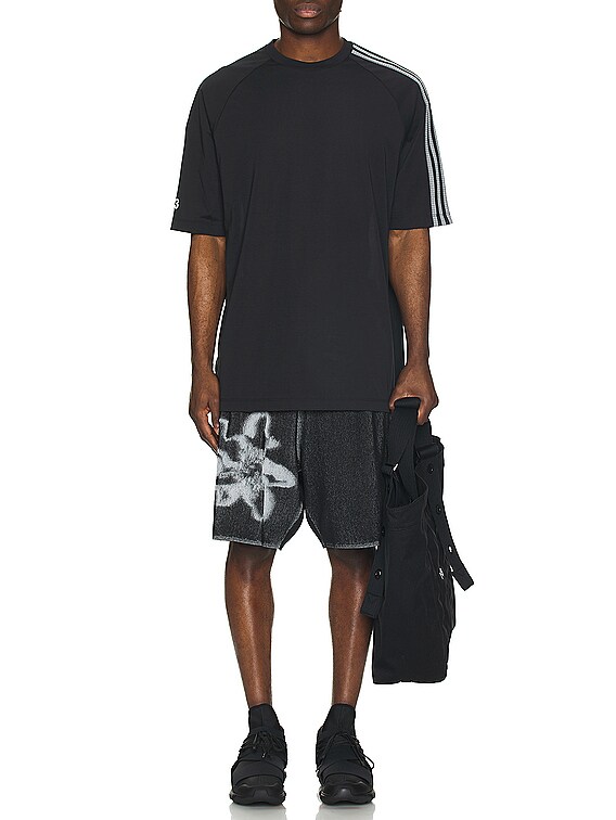 パンツ Y3 GFX KNIT SHORTS Y-3 GFX ショートパンツ - Black & White | FWRD