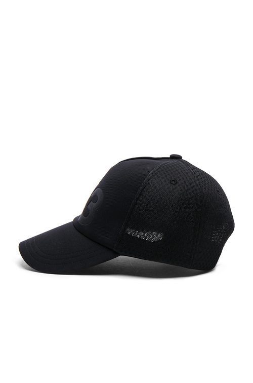 y3 trucker cap black