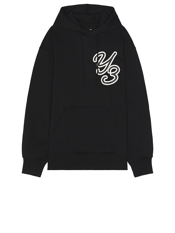 Y-3 Yohji Yamamoto Gfx Hoodie in black | FWRD