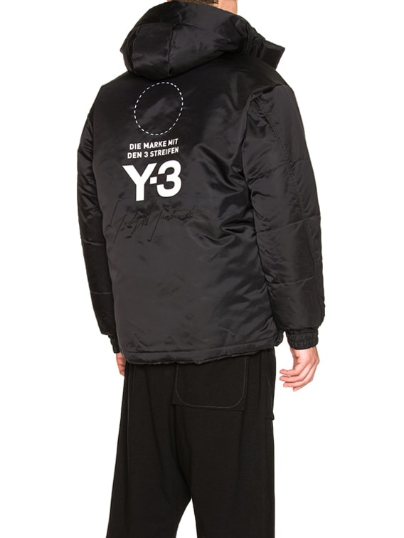 Y-3 Yohji Yamamoto Padded Jacket in 