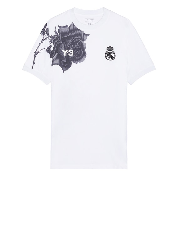 Y-3 Yohji Yamamoto X Real Madrid Pre Jersey in White | FWRD