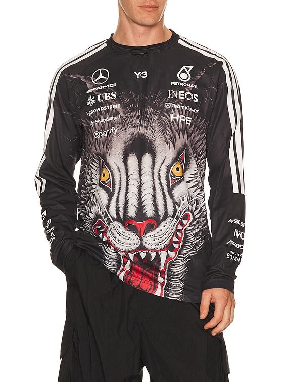 Y-3 x F1 Drvr Jersey in Black | FWRD