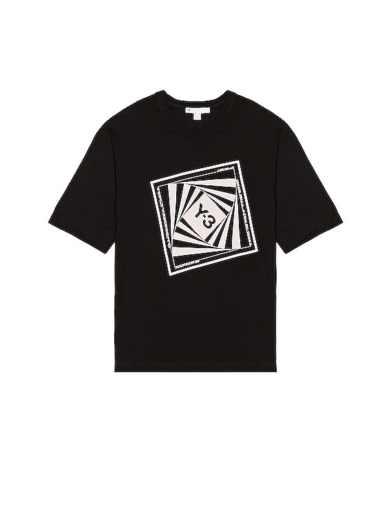 Y-3 Yohji Yamamoto OPTIMISTIC ILLUSIONS Tシャツ - Black | FWRD