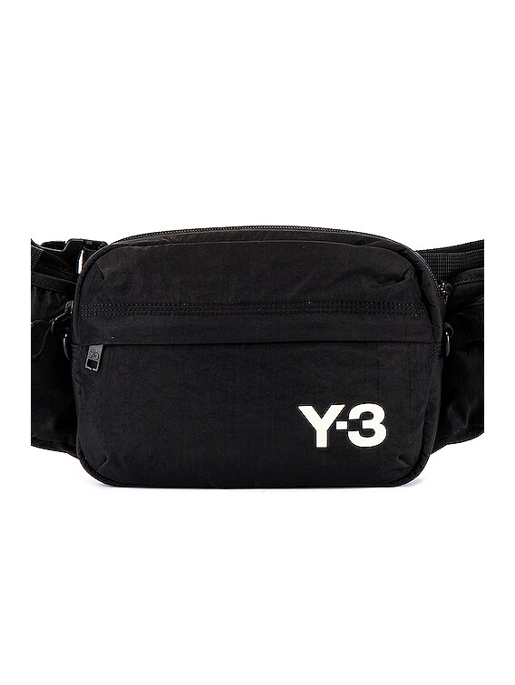 Y-3 Yohji Yamamoto Sling Bag in Black | FWRD