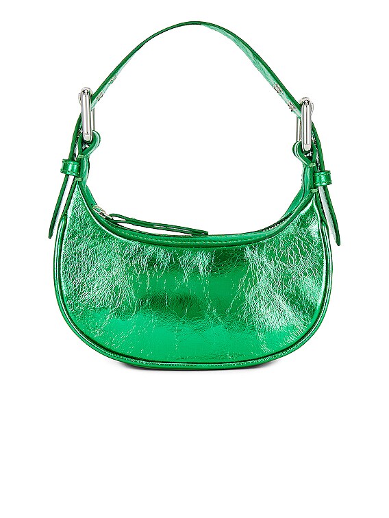 TED BAKER GREEN patent leather Tronto crystal popper matinee purse BNWT  £65.00 - PicClick UK