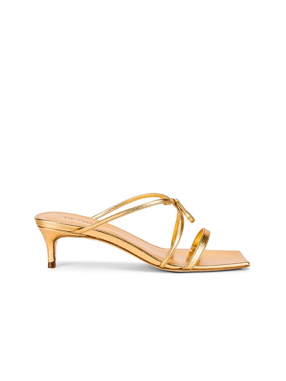 by far gold sandals