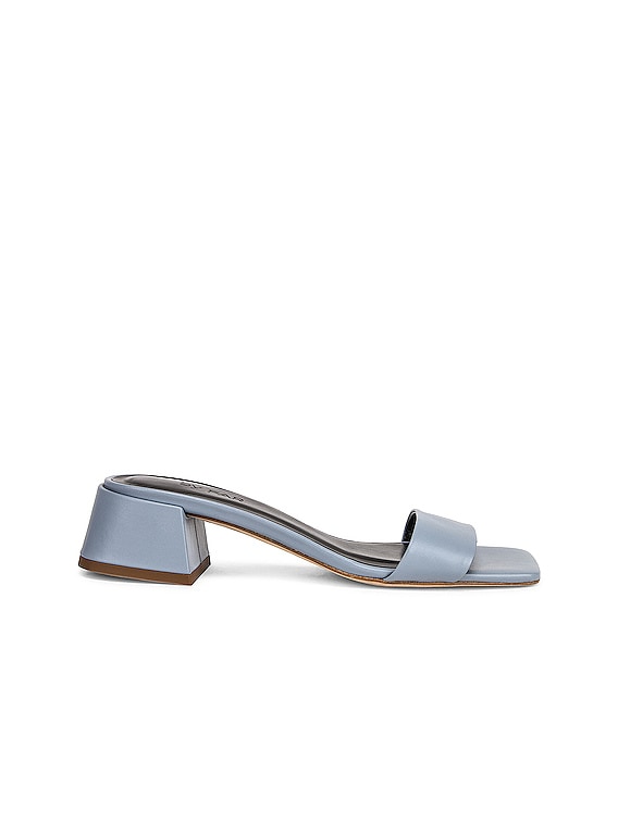 BY FAR Courtney Leather Sandal in Light 