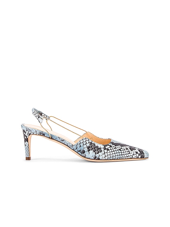 Gabriella Snake Print Leather Pump