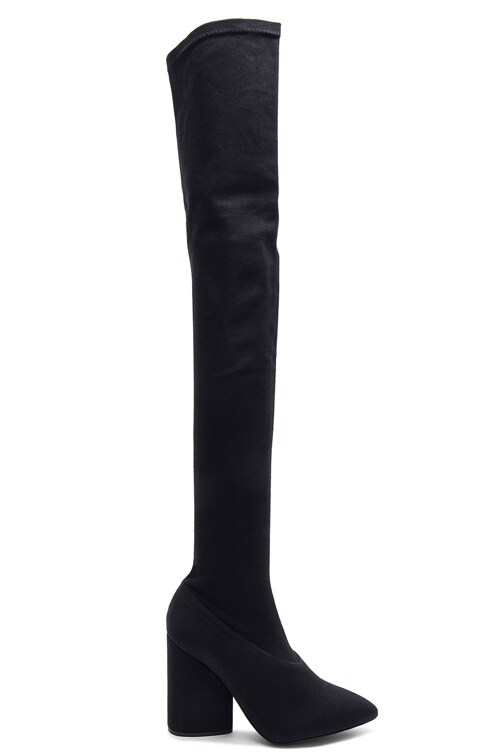 yeezy thigh high boots