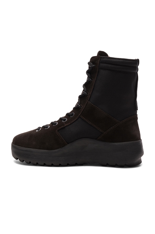 YEEZY Season 3 Military Boots in Onyx Shade | FWRD
