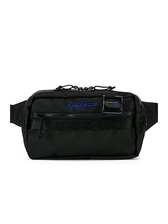 Yohji Yamamoto Square Waist Bag in Black | FWRD