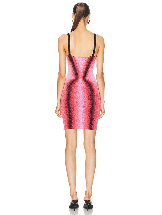 Y/Project Gradient Knit Mini Dress in Pink | FWRD