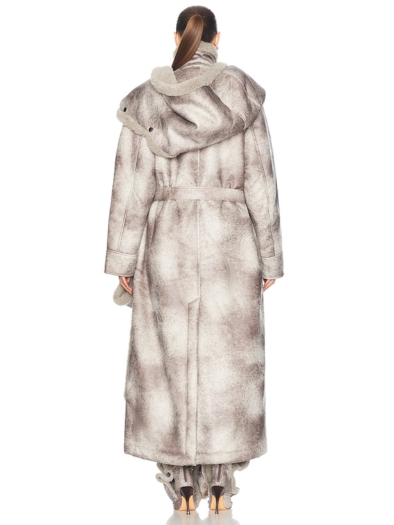 Y/Project コート - Light Grey & Dark Grey | FWRD