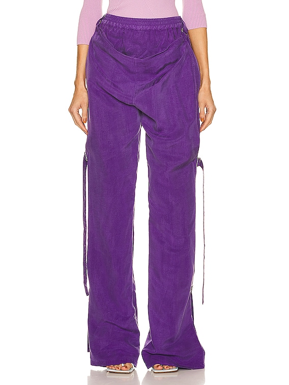 Y/Project Pop Up Raver Pants in Purple | FWRD