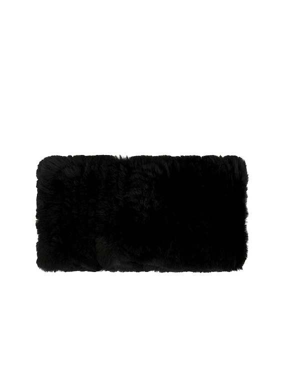 Knitted Rex Rabbit Fur Headband