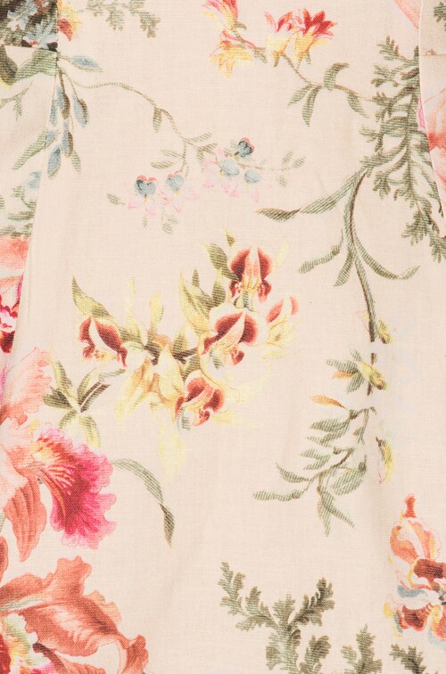 Zimmermann Mercer Flutter Dress in Cream Floral | FWRD