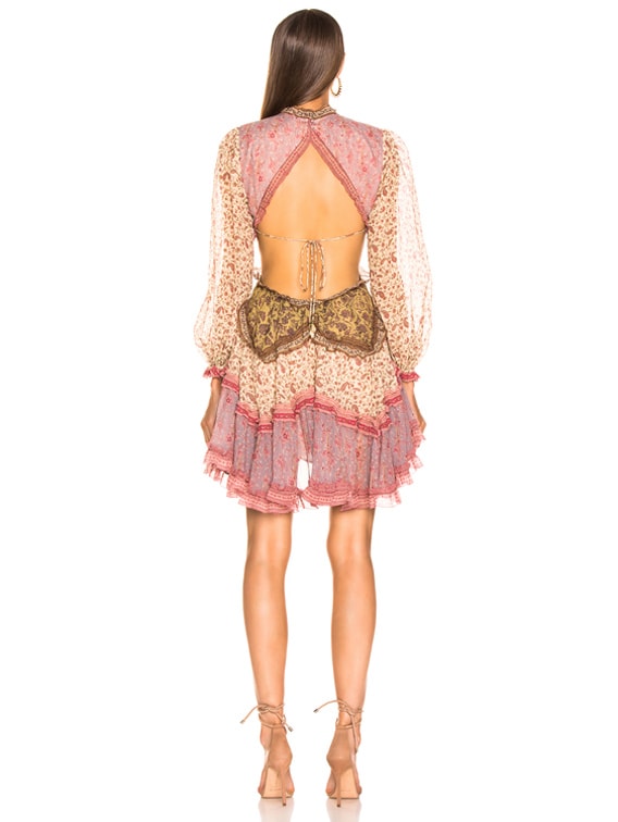 juniper cut out floating dress Zimmermann Juniper Cut Out Floating Dress Spliced 3/AU14