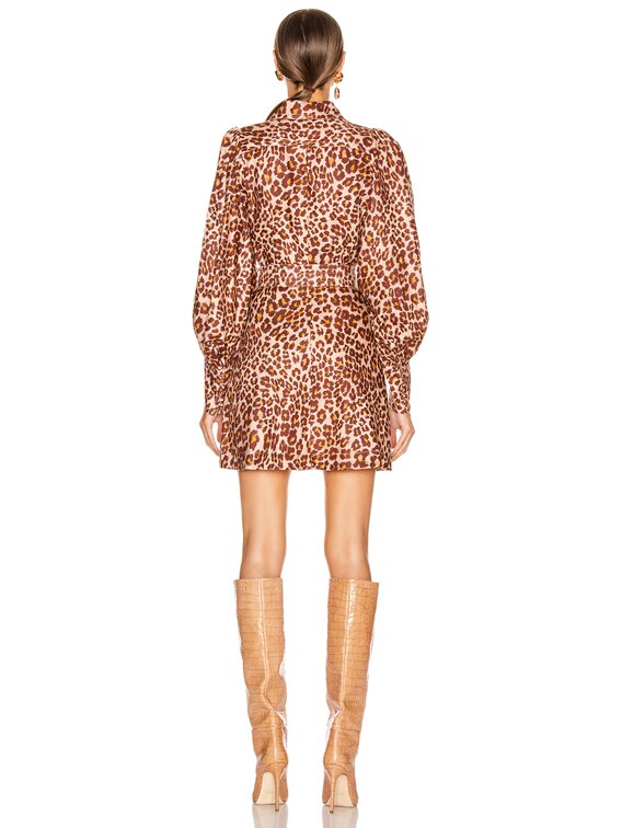ZIMMERMANN Laurel belted mini shirt dress【関税なし】 Zimmermann - Mint Acacia Mini Shirtdress | Mitchell Stores