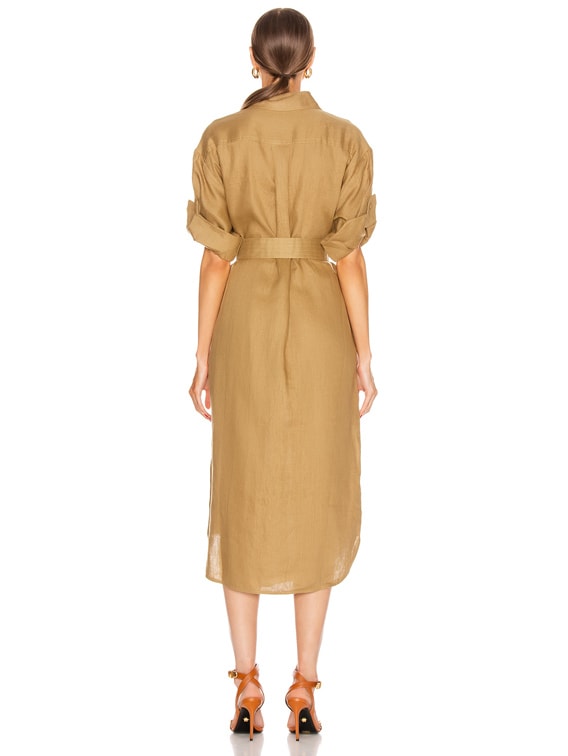 ワンピース ZIMMERMANN MIDY Dress Zimmermann】LUMINOSITY SPLICE LACE DRESS レース ミディ