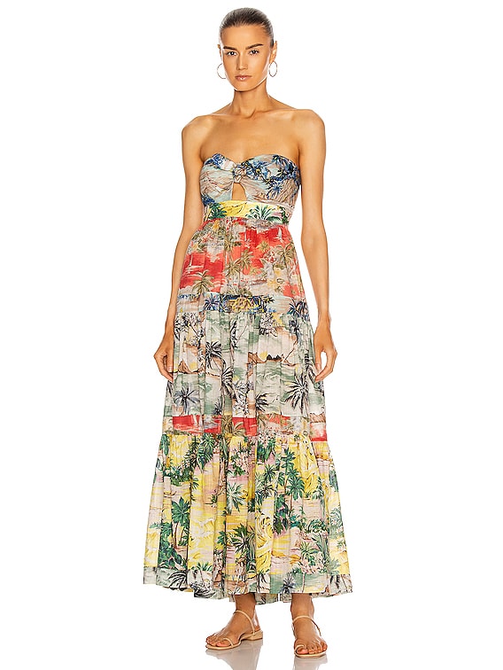 zimmermann juliette tie front dress