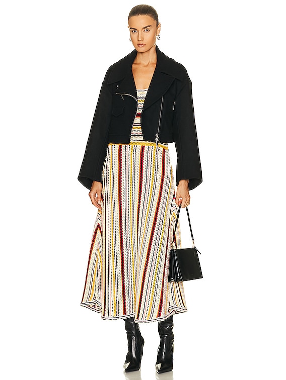 rib knit midi dress long sleeve Womens Cashmere Ribbed Knit A-Line Dress Long Sleeve V Neck Midi Dress main image 0