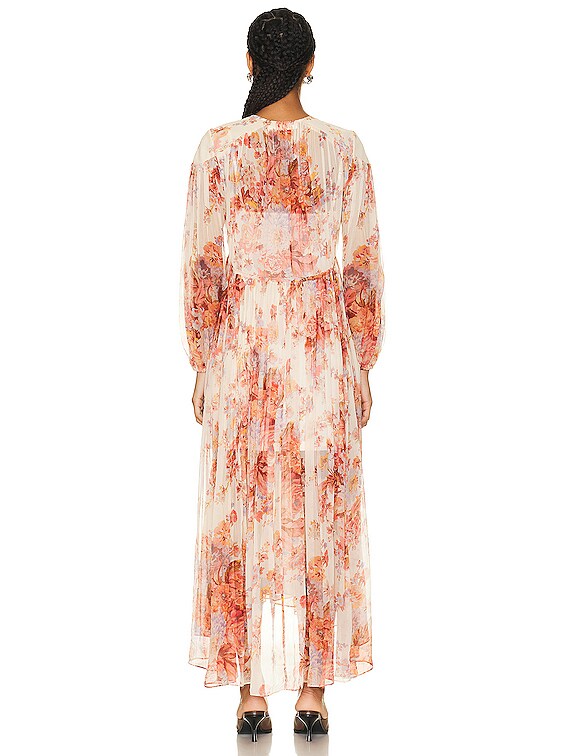 knee length dresses for ladies Grace Dress Cream Floral – Augustine main image 0