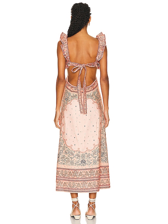 【Zimmermann】MATCHMAKER FRILLED MIDI フリル ミディドレス Zimmermann】MATCHMAKER FRILLED MIDI フリル ミディドレス