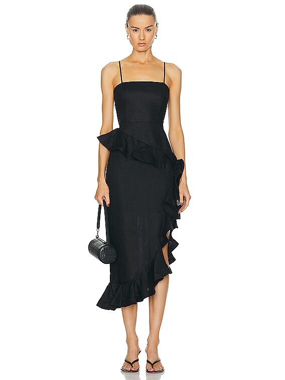 Zimmermann Harmony Tango Dress in Black | FWRD Zimmermann Harmony Tango Dress in Black | FWRD