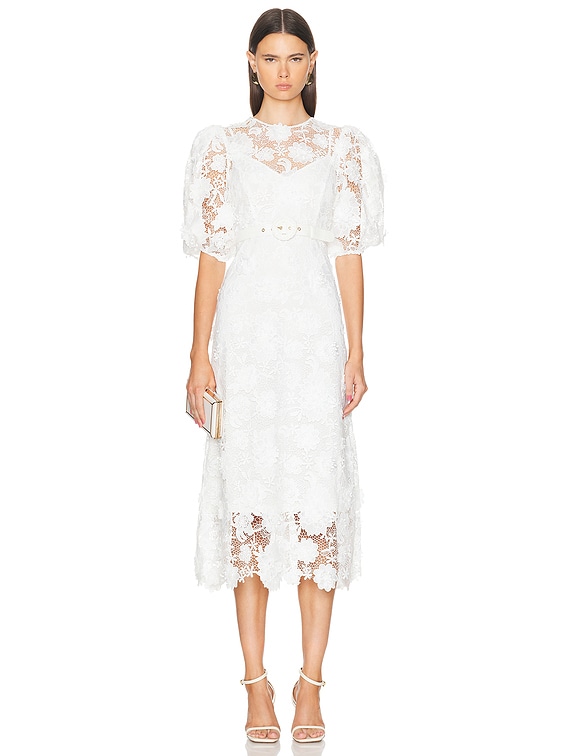 【Zimmermann】石井美保さん着用 HALLIDAY LACE FLOWER DRESS Zimmermann】石井美保さん着用 HALLIDAY LACE FLOWER DRESS