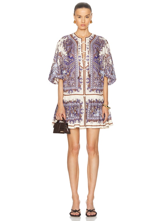 【Zimmermann】Ottie Eyelet paisley linen minidress Zimmermann Ottie Eyelet paisley linen minidress Zimmermann