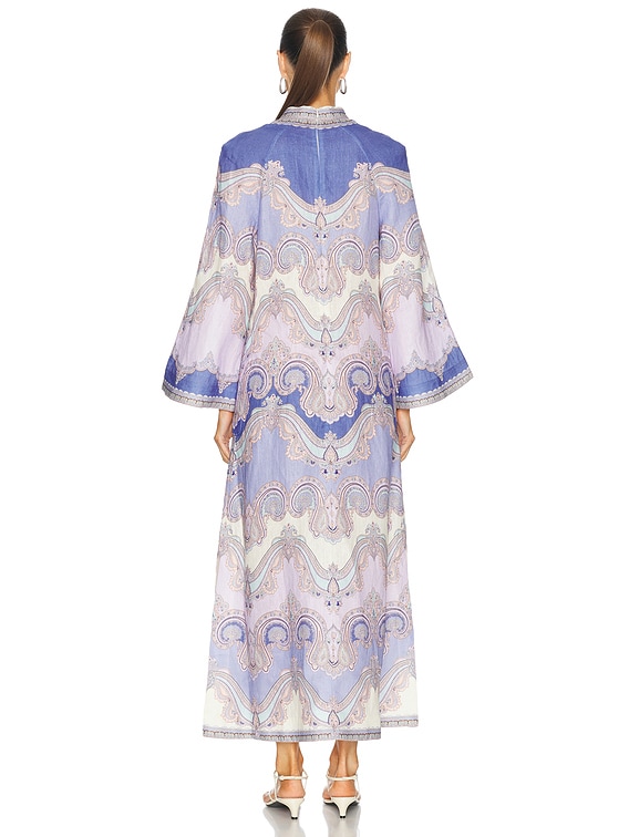 【Zimmermann】Maxine printed linen midi dress ZIMMERMANN Maxine printed linen midi dress | NET-A-PORTER