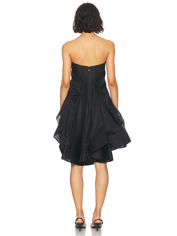【Zimmermann】ILLUMINATE DRAPED MINI DRESS ドレープ ミニ Zimmermann Illuminate Draped Minidress | Saks Fifth Avenue