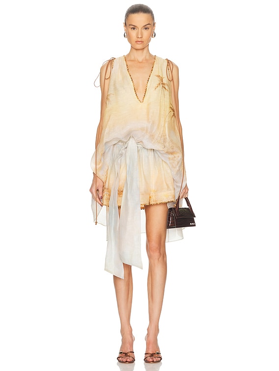 【Zimmermann】BALANCE PEPLUM MINI DRESS ペプラム ミニドレス Balance Peplum Mini Dress – Elizabeth Anthony
