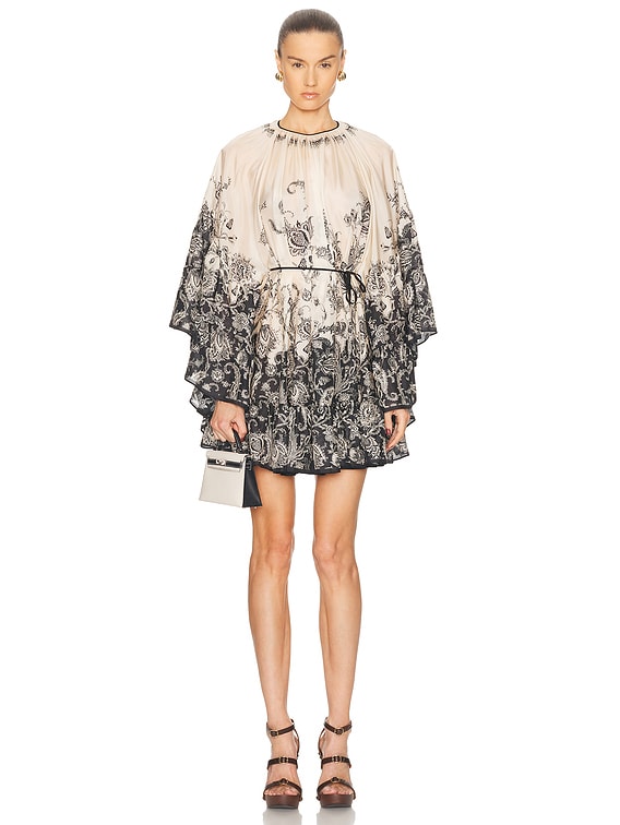 ワンピース ZIMMERMANN RHIANNON PRINTED MINI DRESS Zimmermann Rhiannon Lantern Mini Dress | Shopbop