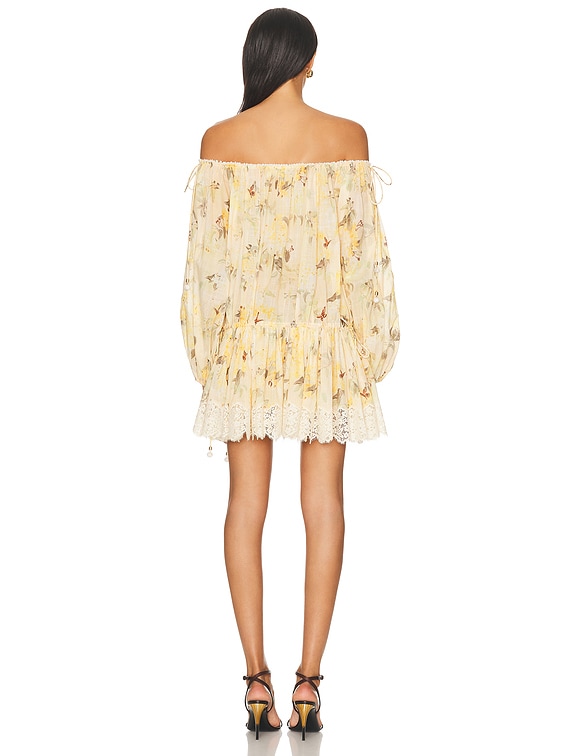 会員様限定 お買い得商品 Zimmermann ドレス - Yellow Botanical Floral | FWRD ワンピース